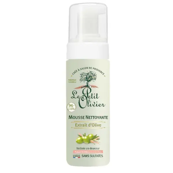 Spuma Curatare Fata Le Petit Olivier, 150 ml