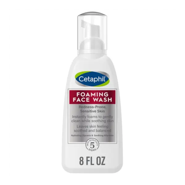 Spuma de Curatare, Cetaphil, Redness Relieving Foam, Curata si Calmeaza Pielea Sensibila si Iritata, 237gr