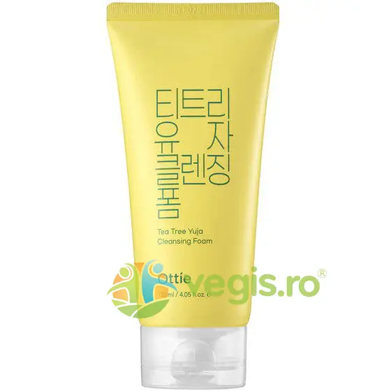 Spuma de Curatare cu Arbore de Ceai si Yuja 120ml