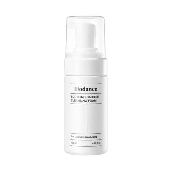 Spuma de curatare cu efect calmant Soothing Barrier Cleansing Foam, 120ml, Biodance
