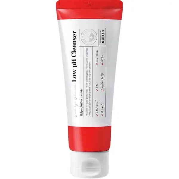 Spuma de curatare cu pH scazut pentru ten acneic Good Bye Blemish, 100ml, Mizon