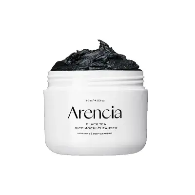 Spuma de curatare faciala cu mochi de orez, Black Tea Rice Mochi Cleanser, Arencia, 120g