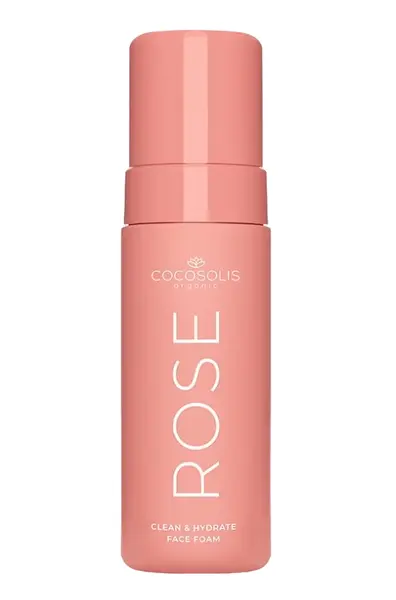 Spuma de curatare pentru fata Rose Clean & Hydrate, 150ml, Cocosolis