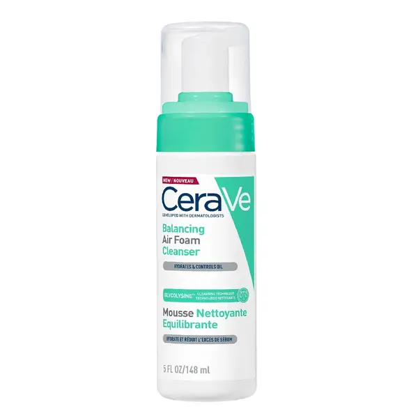 Spuma de curatare reechilibranta pentru ten normal si mixt, Air Foam Cleanser, 148 ml, Cerave