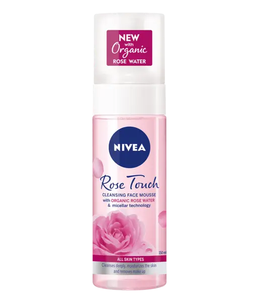 Spuma de curatare Rose Touch Cleansing, 150ml, Nivea