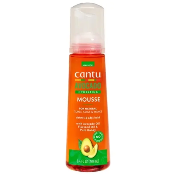 Spuma de par pentru styling cu ulei de avocado Curls Coils & Waves, 248ml, Cantu