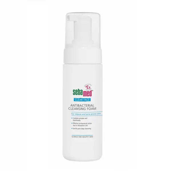 Spuma dermatologica antibacteriana de curatare Clear Face, 150 ml, Sebamed
