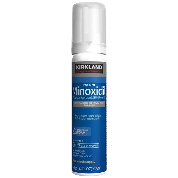 Spuma, Kirkland, Minoxidil 5%, pentru Stimularea Cresterii Parului si a Barbii, 1x 60ml