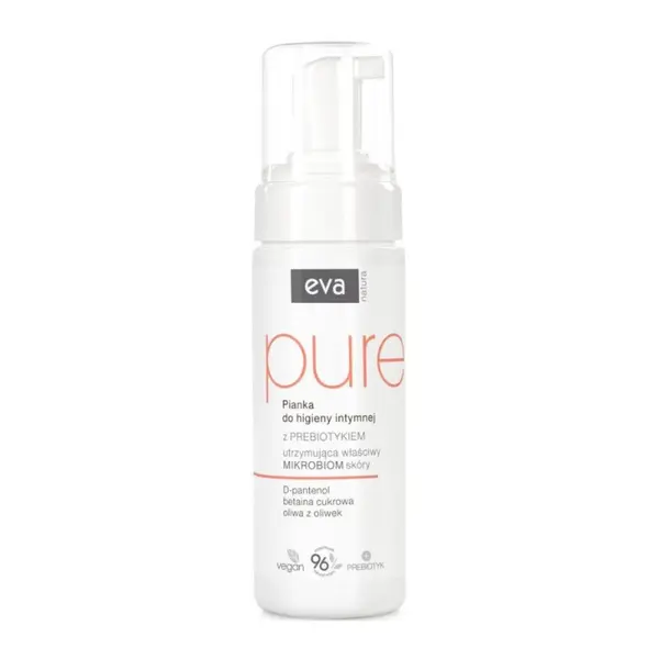 Spuma pentru Igiena Intima, Eva Natura, cu Prebiotice, 150 ml