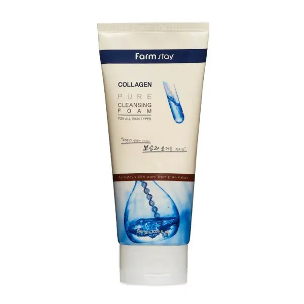 Spuma pt curatarea fetei cu collagen 180ml - FarmStay