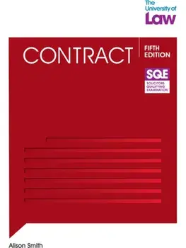 SQE Contract 5e. 5 New edition, Paperback/Alison Smith