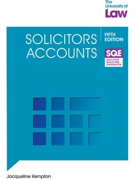 SQE Solicitors Accounts 5e. 5 New edition, Paperback/Jacqui Kempton