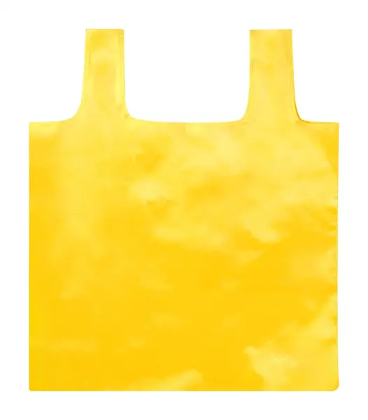 Squber geantă de cumpărături pliabilă, material reciclat RPET - galben