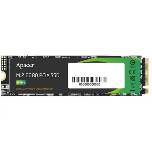 SSD Apacer AS2280P4X, 1TB, M.2, PCIe 3.0 x4 NVMe