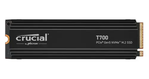 SSD Crucial T700, 1TB, PCI Express 5.0 x4, NVMe 2.0, radiator