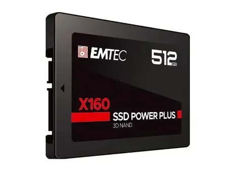 SSD Emtec X160, 512GB, SATA III, 2.5inch, QLC 3D NAND (Bulk)