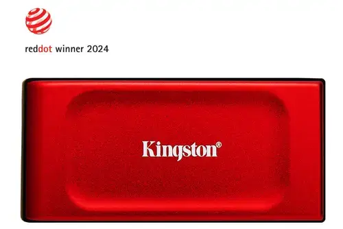 SSD Extern Kingston XS1000 1TB, USB 3.2 tip C (Rosu)