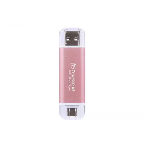 SSD Extern Transcend ESD310P, 512GB, USB-C 3.2 Gen 2x1 (Roz)