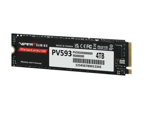 SSD Patriot Viper PV593, M.2, PCIe Gen5 x4, NVMe, 4TB