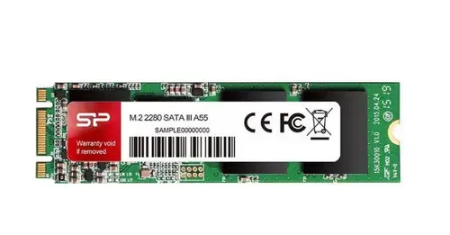 SSD Silicon-Power A55, 256GB, SATA-III, M.2 2280