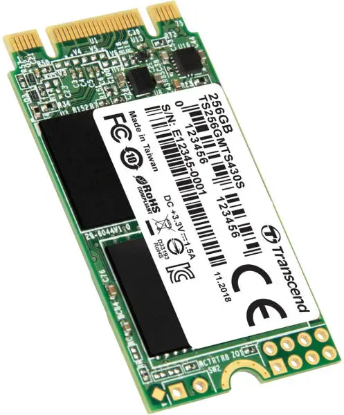 SSD Transcend 430S, 256GB, SATA-III, M.2 2242