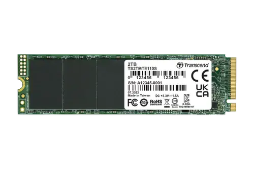 SSD Transcend M.2 MTE110S, 2TB, M.2 2280, PCIe Gen3 x4 NVMe