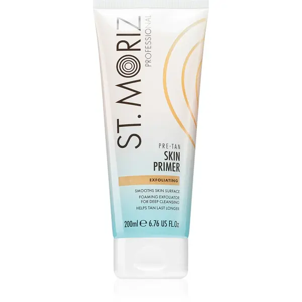 St. Moriz Pre-Tan Skin Primer exfoliant de duș, înainte de aplicarea produselor autobronzante 200 ml