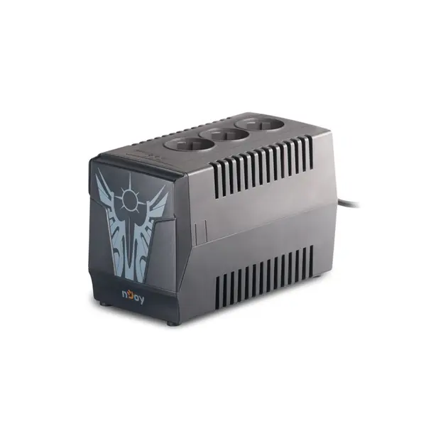 Stabilizator de tensiune cu 3 prize nJoy Paladin 1000 PWAV-10003PL-AZ01B, 1000 VA/ 500 W