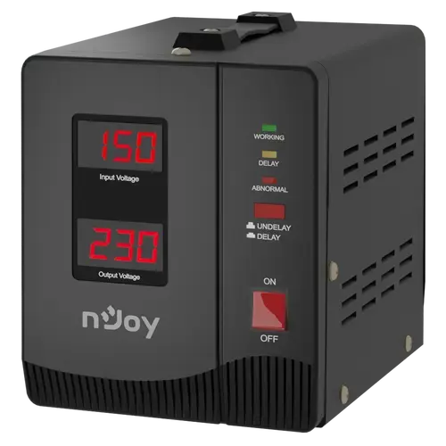 Stabilizator de tensiune nJoy Alvis 2000, 2000VA/1200W, LCD Display