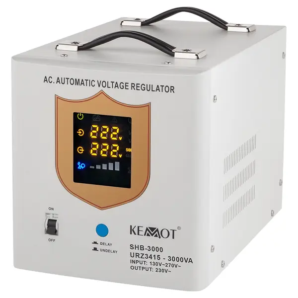 Stabilizator tensiune automat servo-motor 3000VA Kemot URZ3415