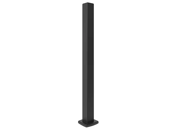 Stalp aluminiu pentru gard Virtuoso 50-919, 90x90x1900mm, aliaj 6063, flansa sudata, capac inclus