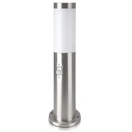 Stalp iluminat cu senzor soclu E27 - nichel V-TAC SKU-8964