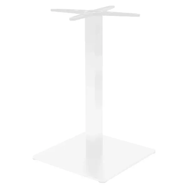 Stalp picior suport blat masa bar Stofan metal alb 45x45x108 cm