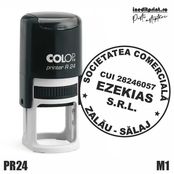Stampila Printer R24 Societate Comerciala Tus negru