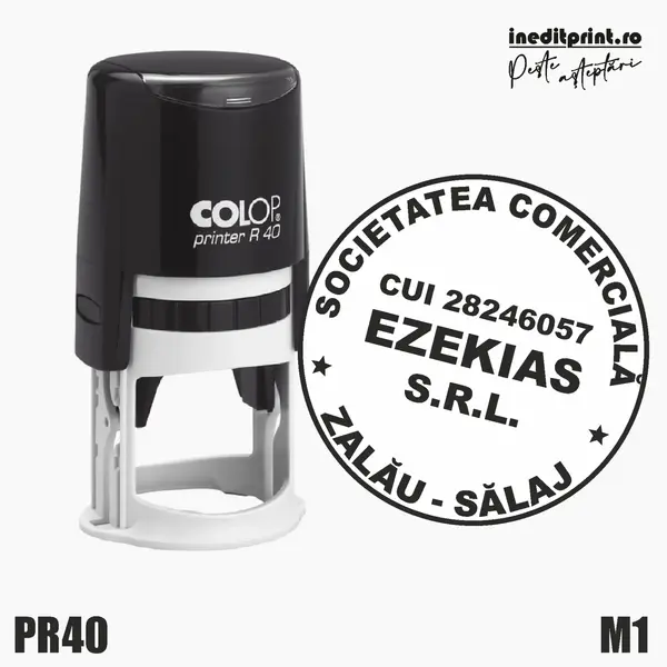 Stampila Printer R40 Societate Comerciala Tus negru