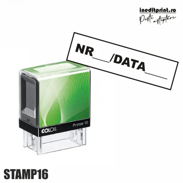 Stampila Printer STAMP16 - Numar Data Tus negru, PRINTER 10