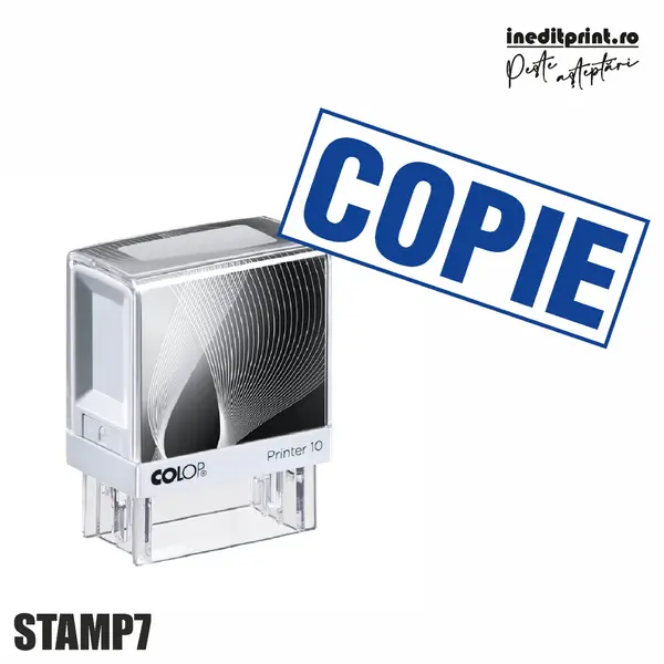 Stampila Printer STAMP7 - COPIE Tus albastru, PRINTER 30