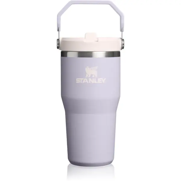 Stanley IceFlow™ Flip Straw 2.0 Tumbler sticlă termos din oțel inoxidabil Purple Dust 590 ml