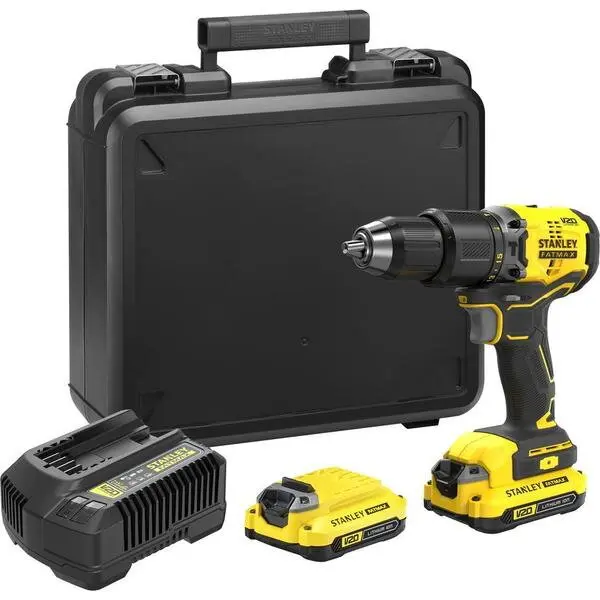 Stanley Masina de gaurit si insurubat cu percutie Stanley FatMax SFMCD715D2K-QW, 18V, 1900 rpm, 60 Nm