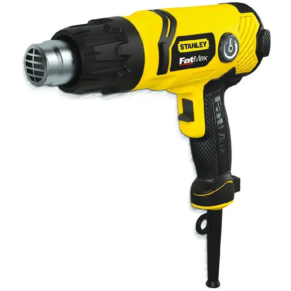 Stanley Pistol cu aer cald Stanley FatMax FME670K, 2000 W, 600 grade, 550 l/min, Geanta transport si Accesorii, Galben-Negru