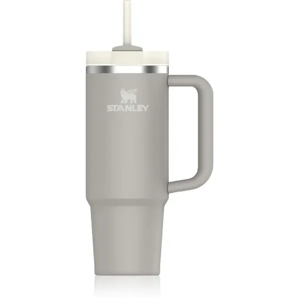 Stanley Quencher H2.O FlowState™ Tumbler pahar din oțel inoxidabil cu pai medium Ash 890 ml