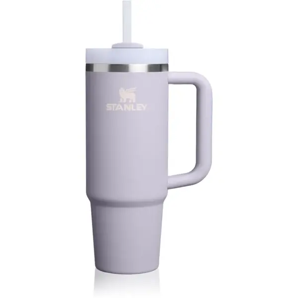 Stanley Quencher H2.O FlowState™ Tumbler pahar din oțel inoxidabil cu pai medium Purple Dust 890 ml