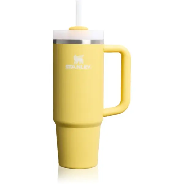 Stanley Quencher H2.O FlowState™ Tumbler pahar din oțel inoxidabil cu pai medium Daffodil 890 ml