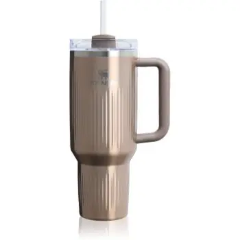 Stanley Quencher H2.O Fluted Tumbler pahar din oțel inoxidabil cu pai mare