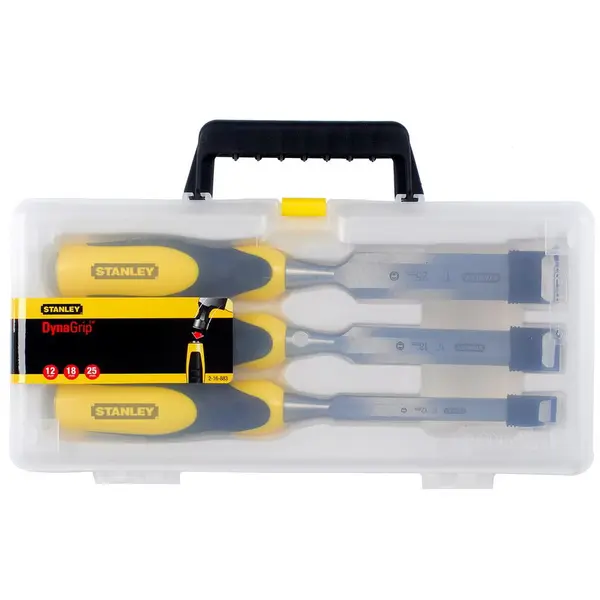 Stanley Stanley 2-16-883, set de 3 dalti dynagrip pentru lemn, 12/18/25 mm