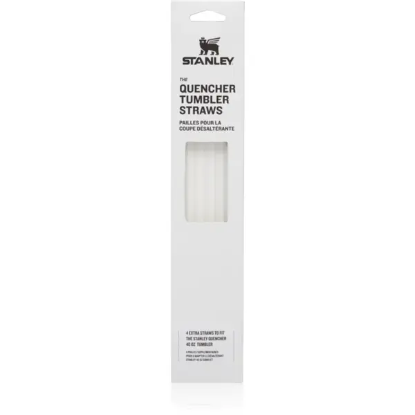 Stanley The Quencher Tumbler Straws pai de rezervă 1180 ml Transparent 4 buc