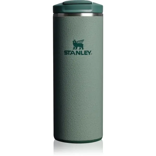 Stanley Transit Fliptop Mug cană termoizolantă mic Hammertone Green 350 ml