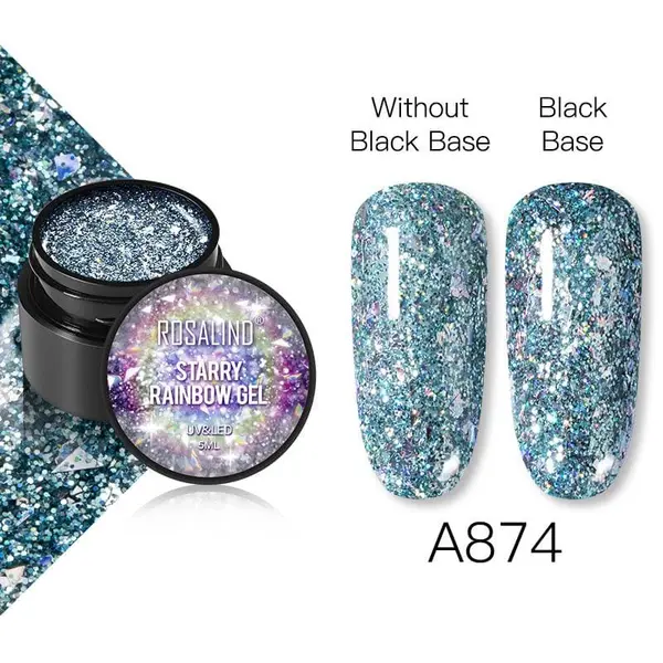 STARRY RAINBOW COLOR GEL A874 - A874 - Everin.ro