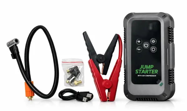 Starter Auto LS80 12V cu Compresor 2500A 29800mAh cu accesorii
