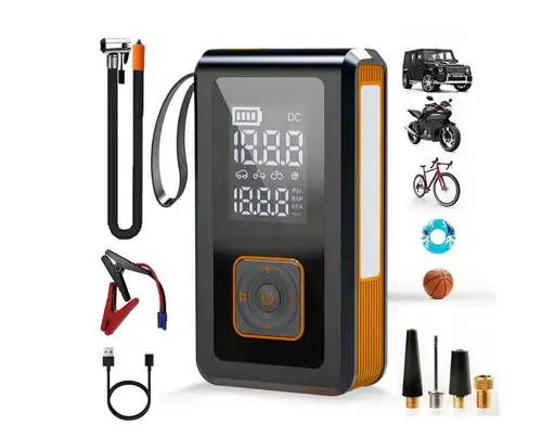 Starter auto multifunctional iHunt Survival AUTO KIT 7-in-1, 8000mAh, Lanterna SOS